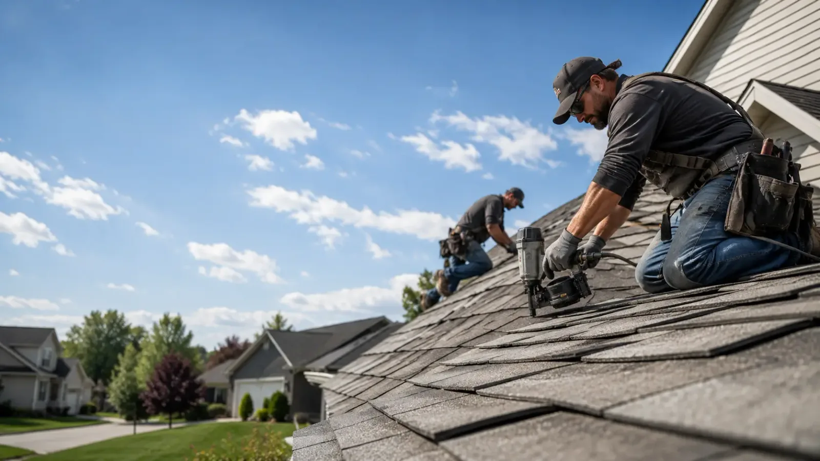 Storm Damage Roof Repair in Wright, MN near me